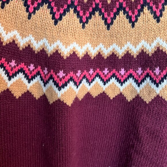 Janie and Jack Plum Sugar Ruffle Neck Sweater - Excellent Condition - Picture 3 of 8